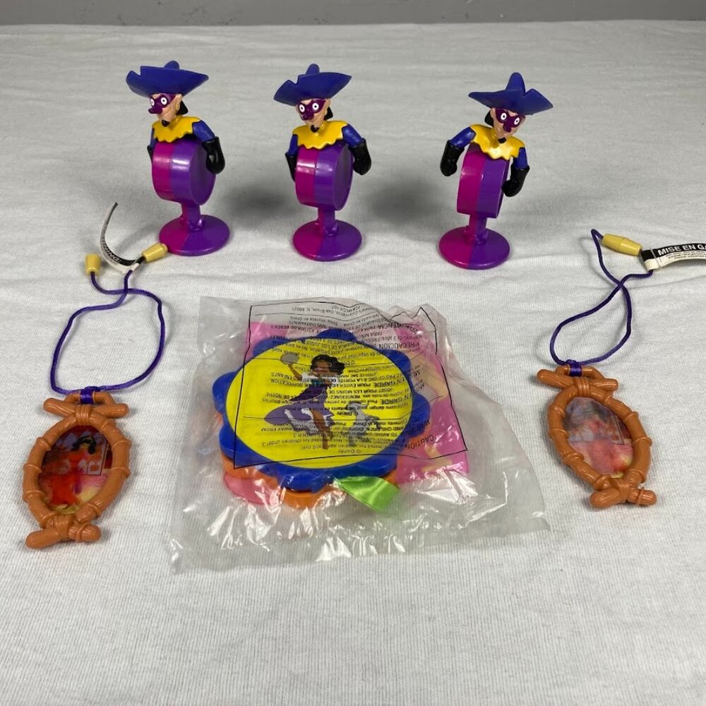 Hunchback Notre Dame McDonald’s Happy Meal Toy Lot – 7 Piece Disney Set